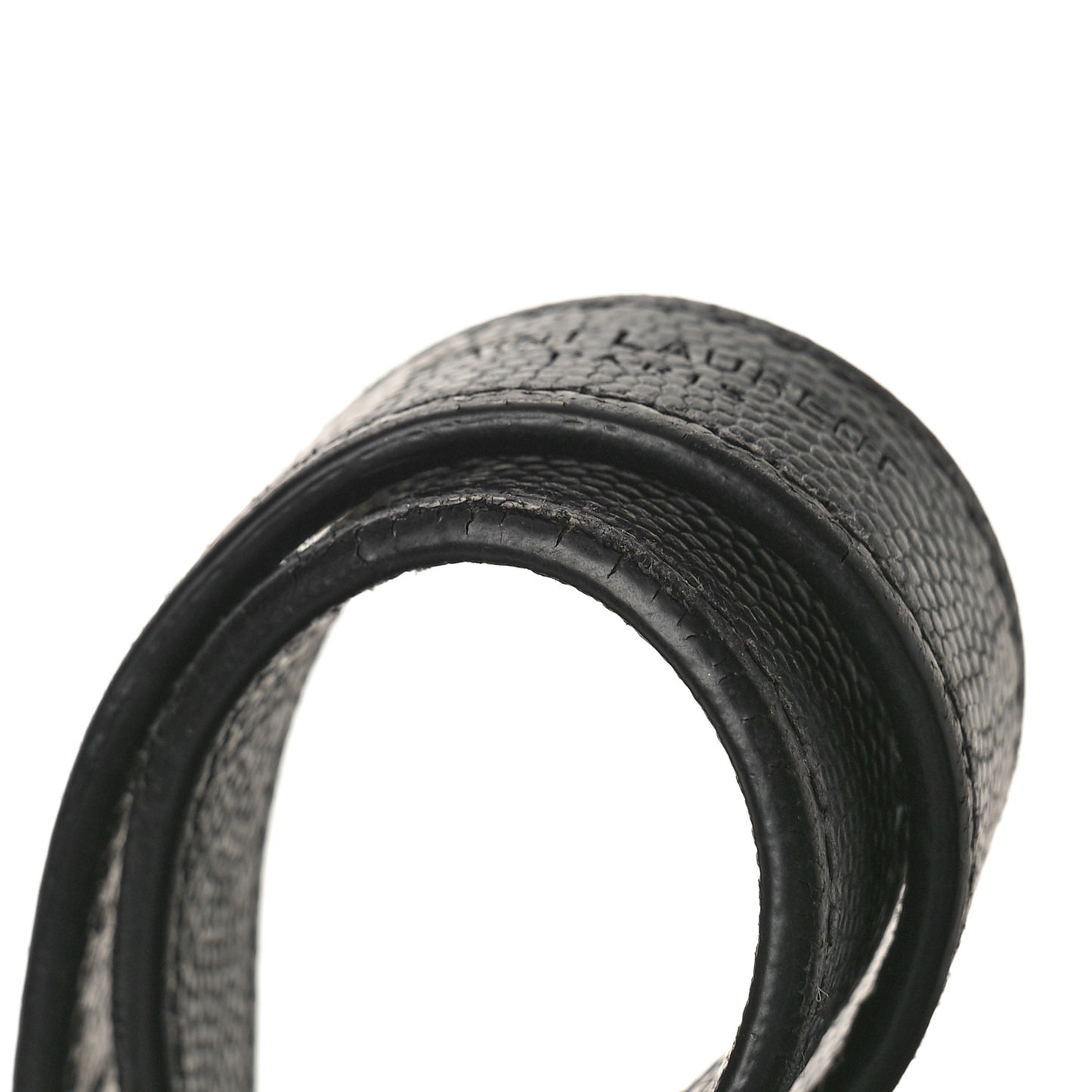 Grain De Poudre Textured Mixed Matelasse Large Triquilt Monogram Monochrome Satchel Black