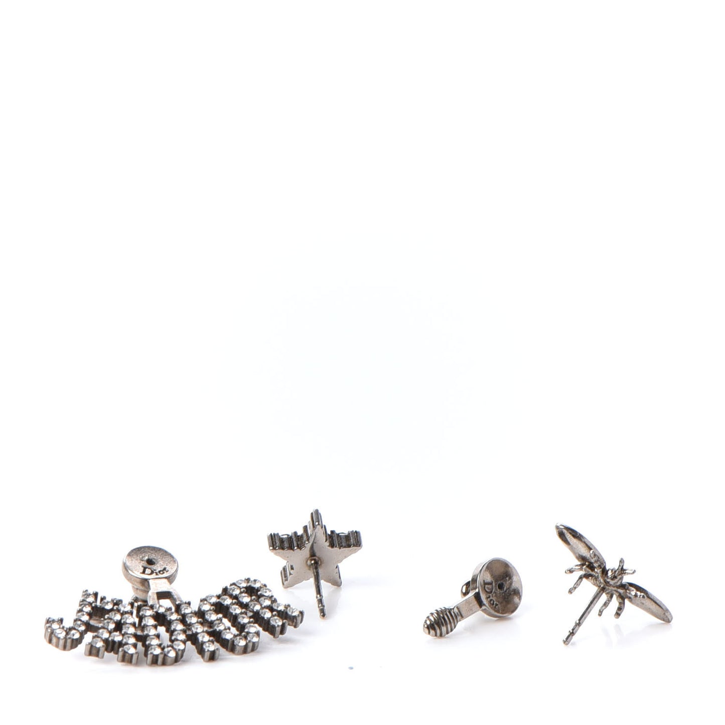 Palladium Crystal J'adior Earrings