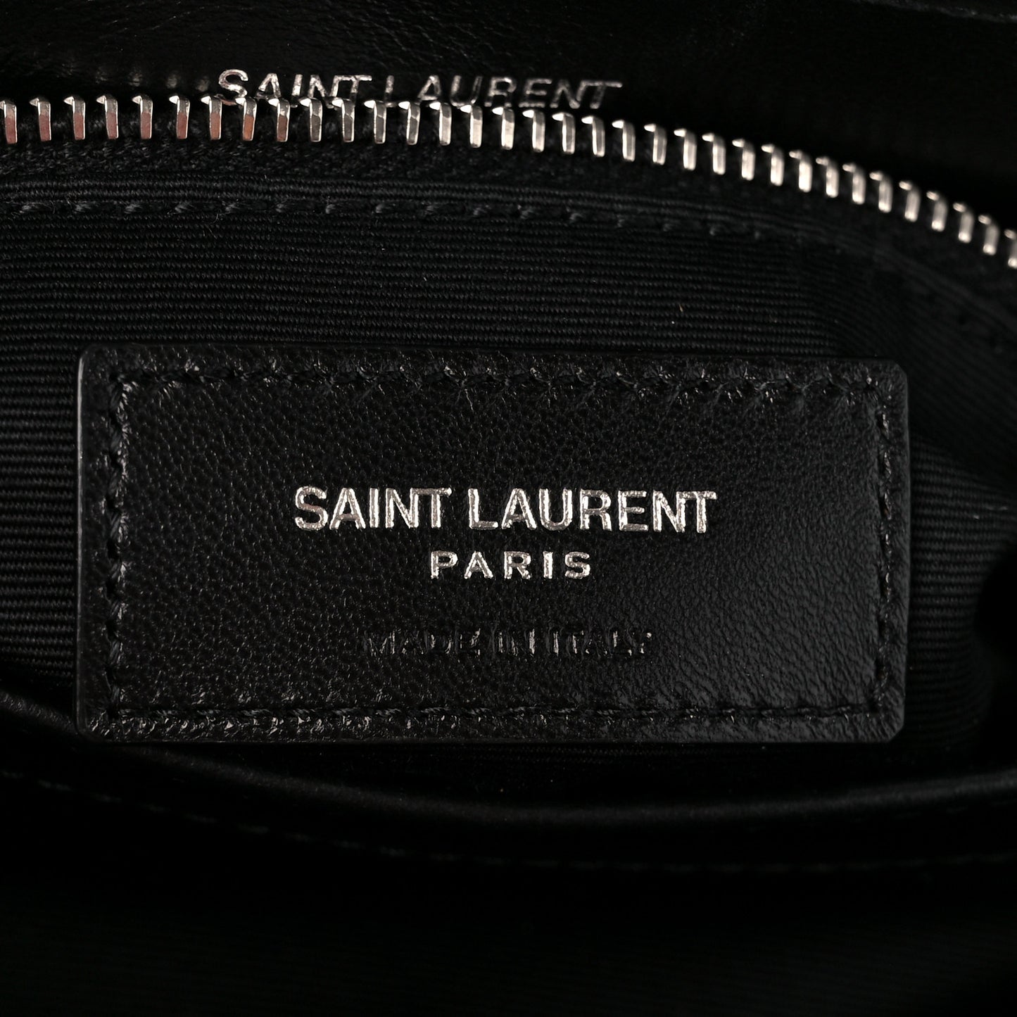 Calfskin Y Quilted Monogram Toy Loulou Crossbody Bag Black