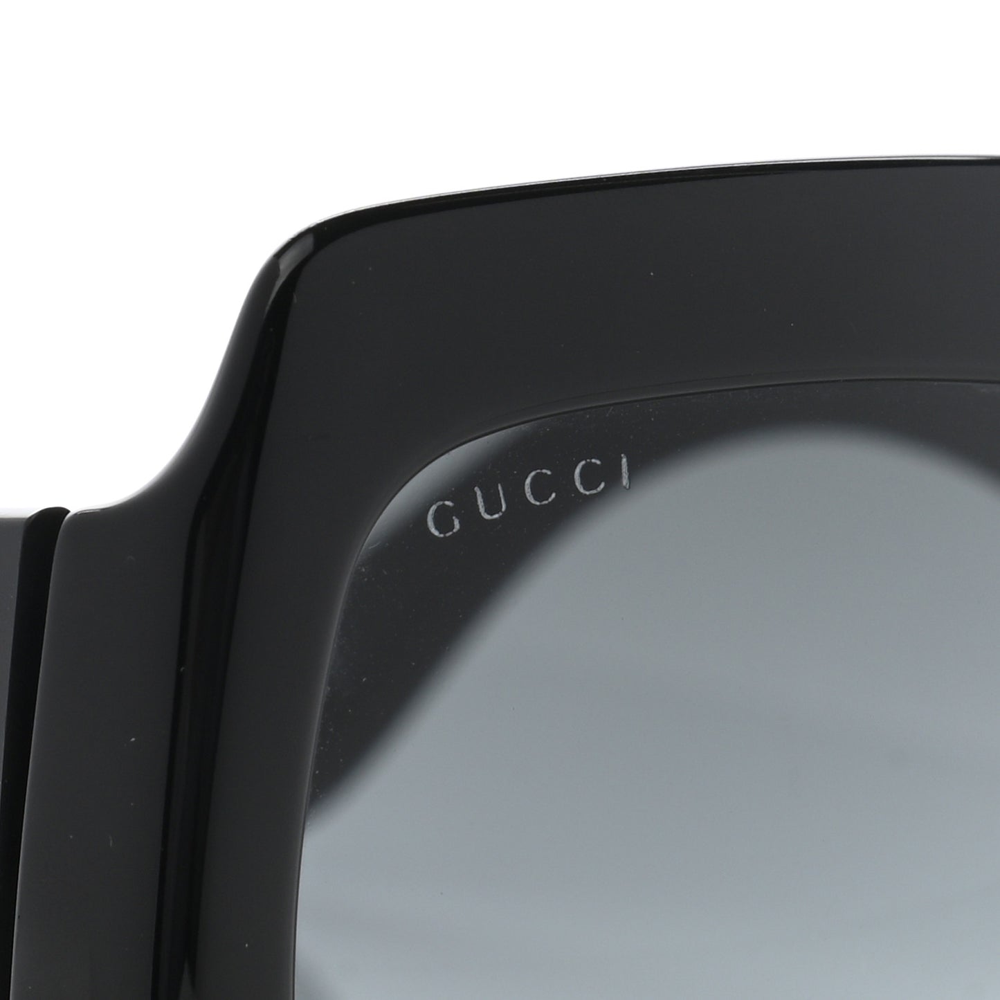 Acetate Square Frame Sunglasses GG0053S Black