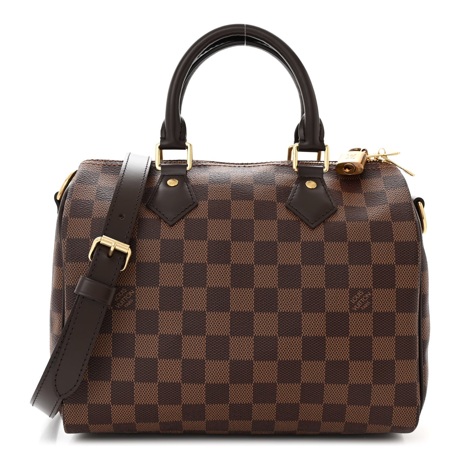 Louis Vuitton Damier Ebene Speedy Bandouliere 25 1 of 10