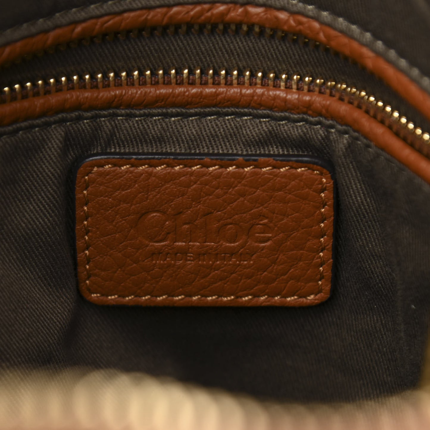 Calfskin Medium Marcie Satchel Tan