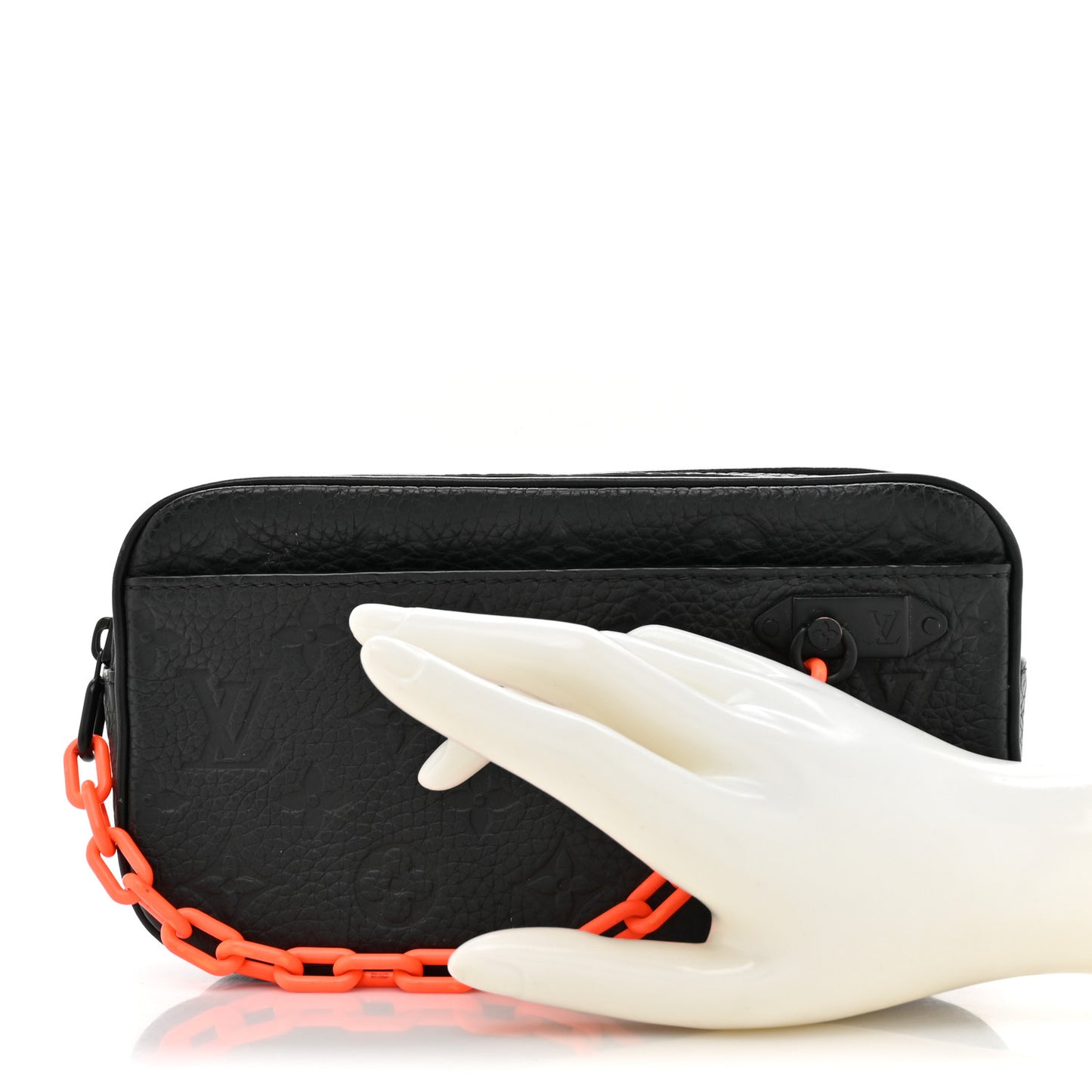 Taurillon Monogram Uniformes Solar Ray Soft Pochette Volga Belt Bag Black