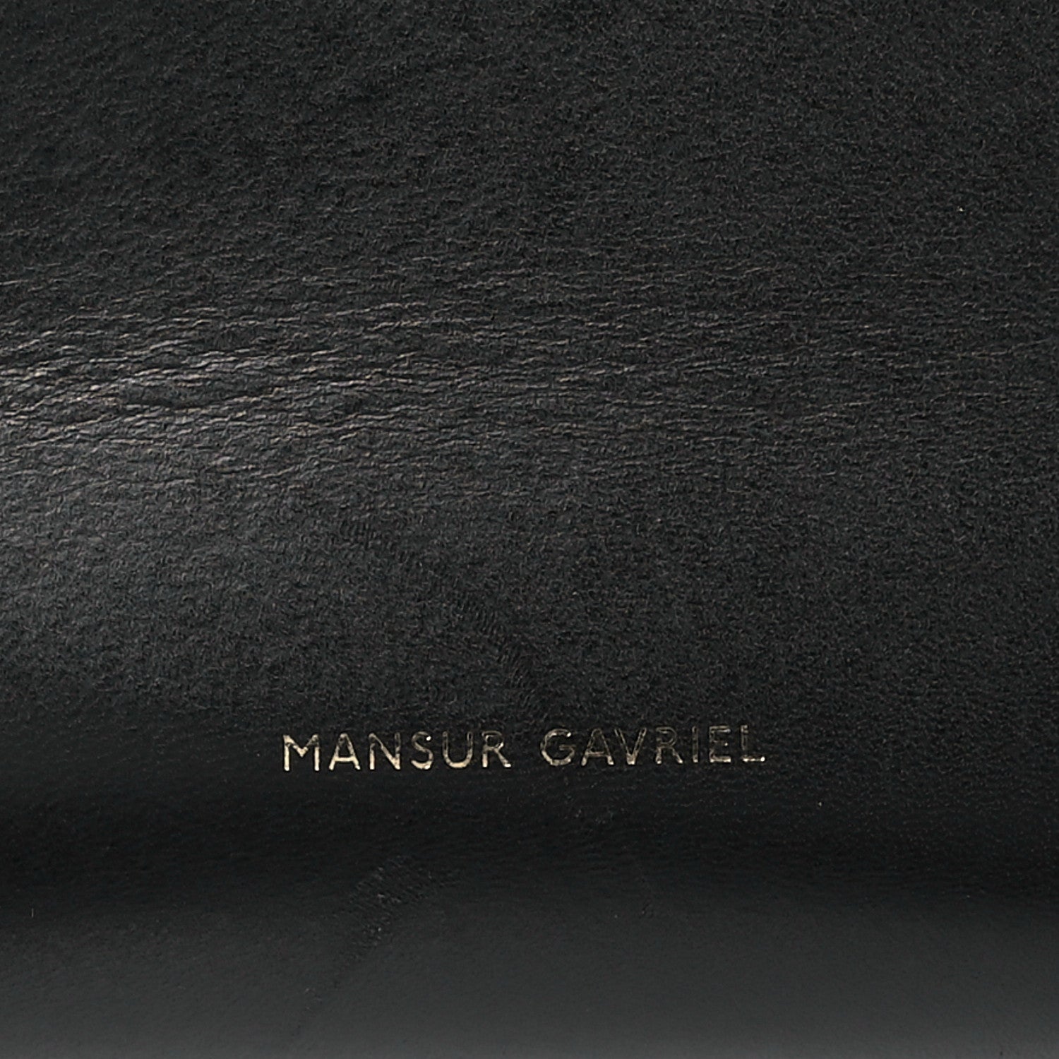 Mansur Gavriel Vegetable Tanned Calfskin Bucket Bag Black Dolly 7 of 14