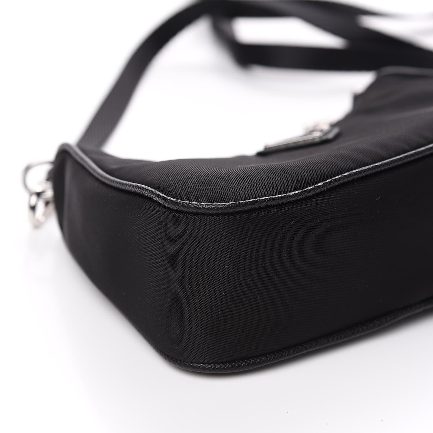 Prada Tessuto Nylon Mini Re-Edition 2000 Shoulder Bag Black 6 of 8