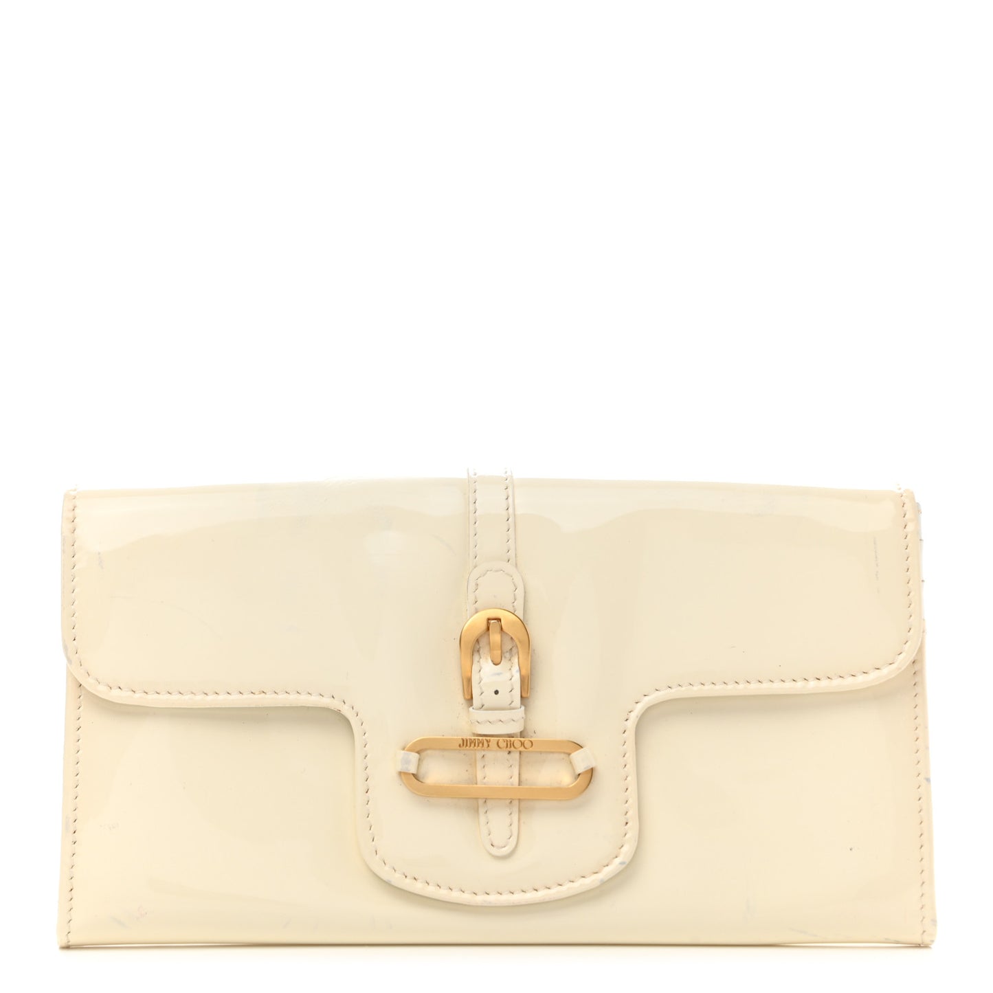 Patent Clutch White