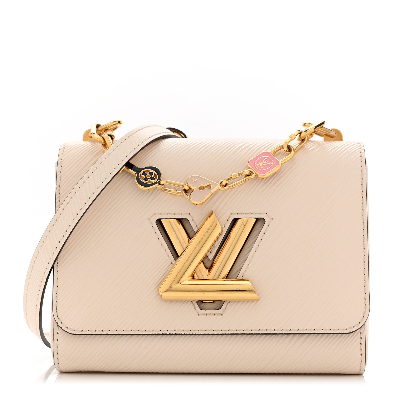 Louis Vuitton Epi Twist Bi-Color Chain Shoulder Bag PM Quartz