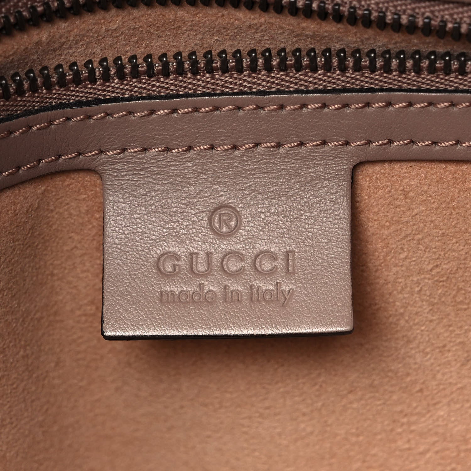 Gucci Calfskin Matelasse Small GG Marmont Shoulder Bag Porcelain Rose 6 of 9
