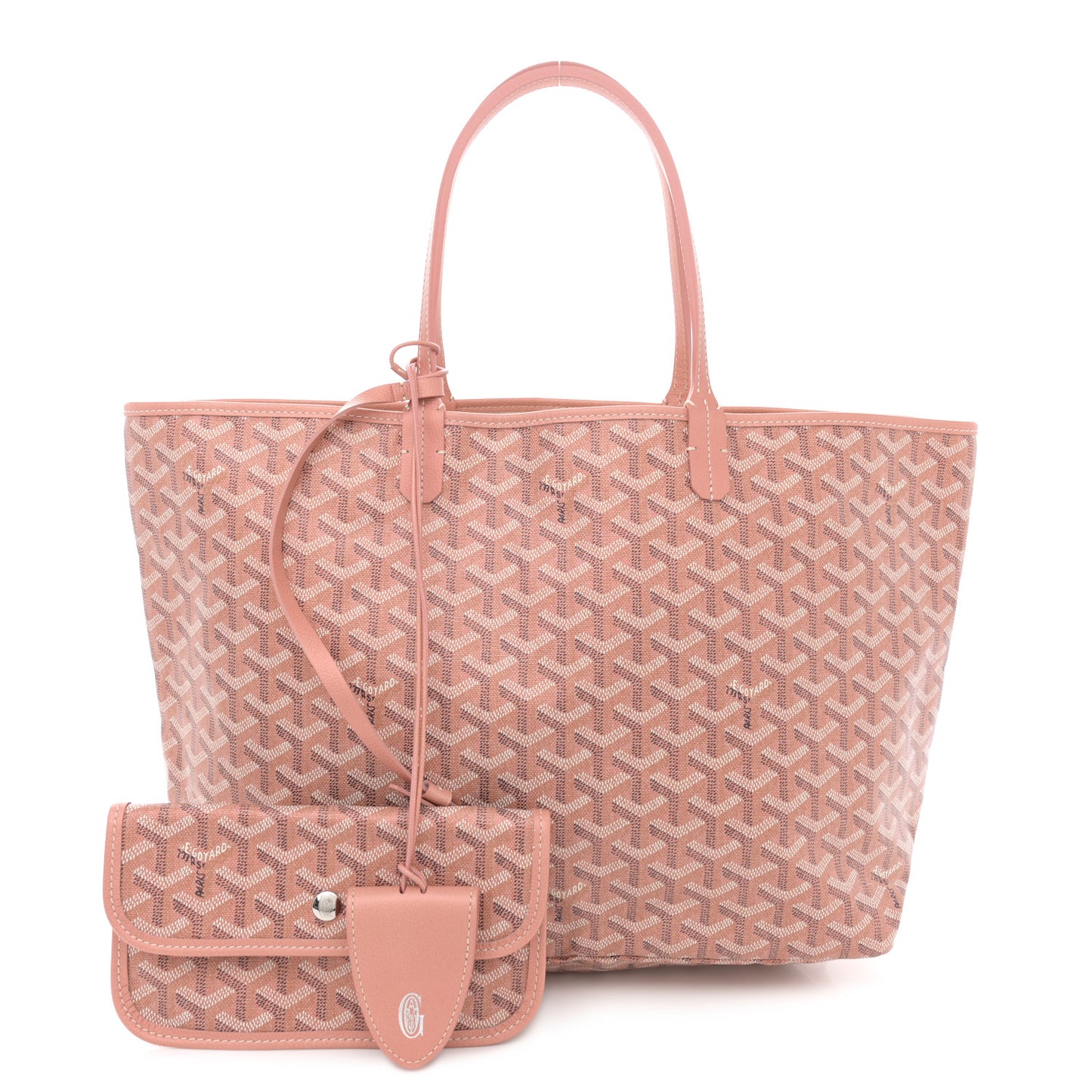 Iridescent Goyardine Saint Louis PM Pearly Coral