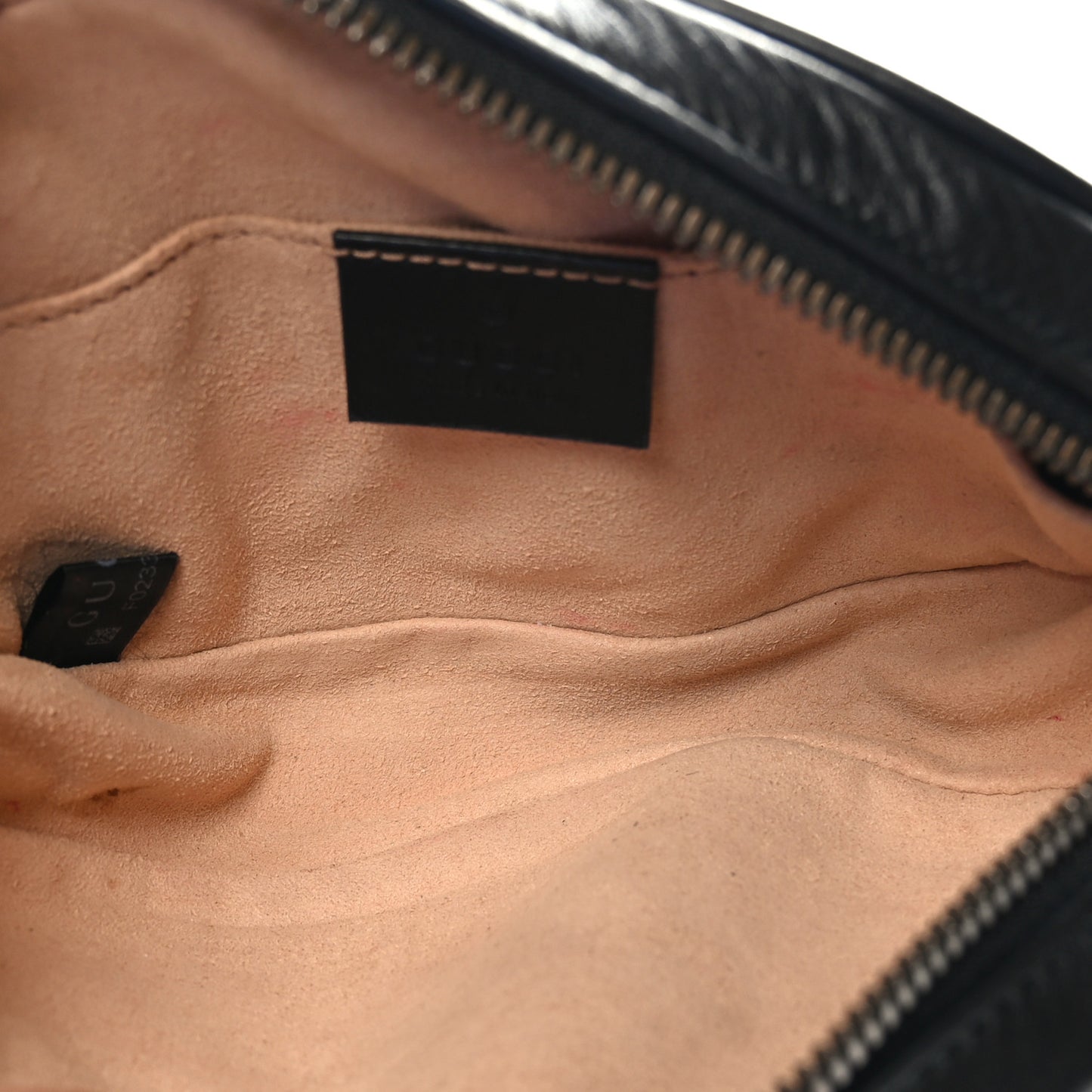 Calfskin Matelasse GG Marmont Belt Bag 85 34 Black