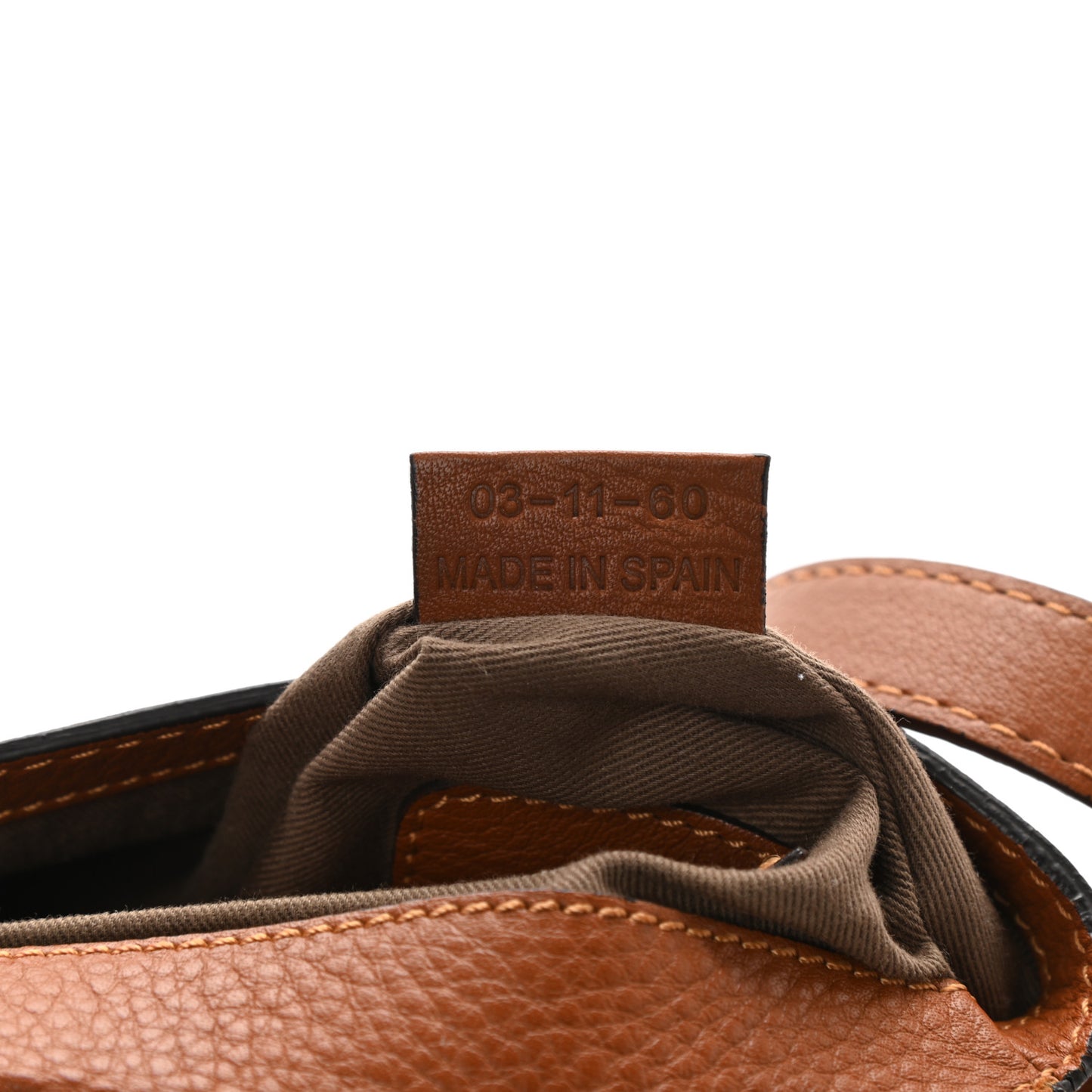 Calfskin Mini Marcie Round Crossbody Bag Tan