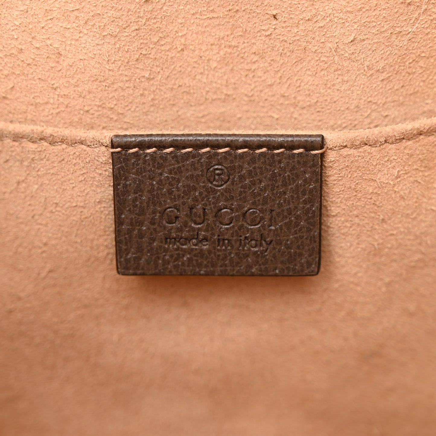 GG Supreme Monogram Small Ophidia Tote Bag Brown