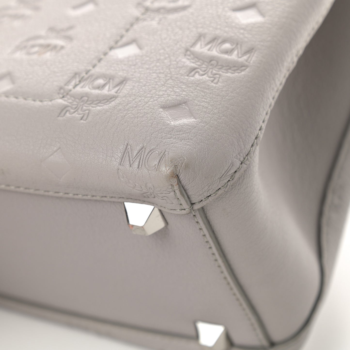 Calfskin Ottomar Monogram Sarah Convertible Hobo Dove