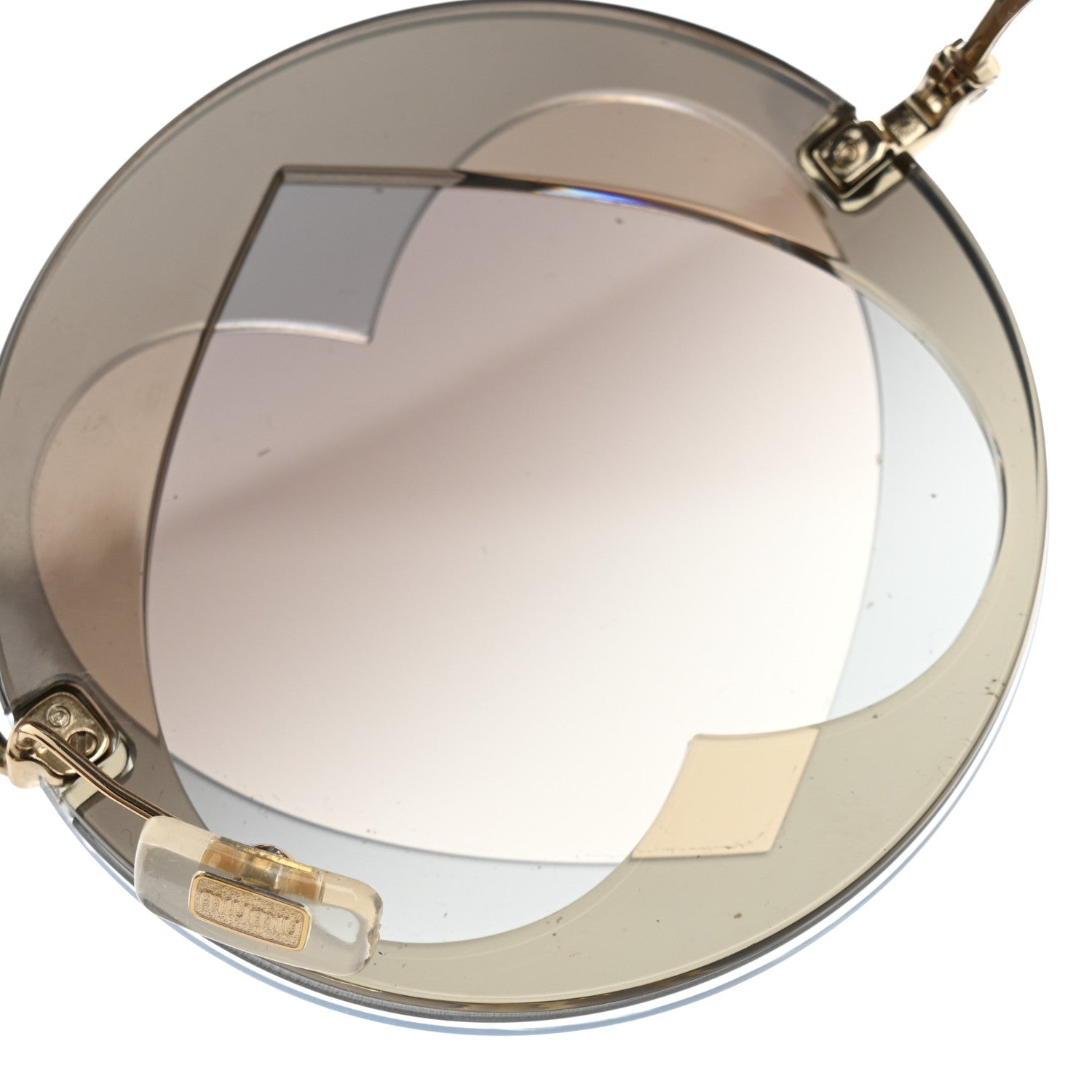 Miu Miu Acetate Heart Round SMU01S Sunglasses Blue 8 of 9