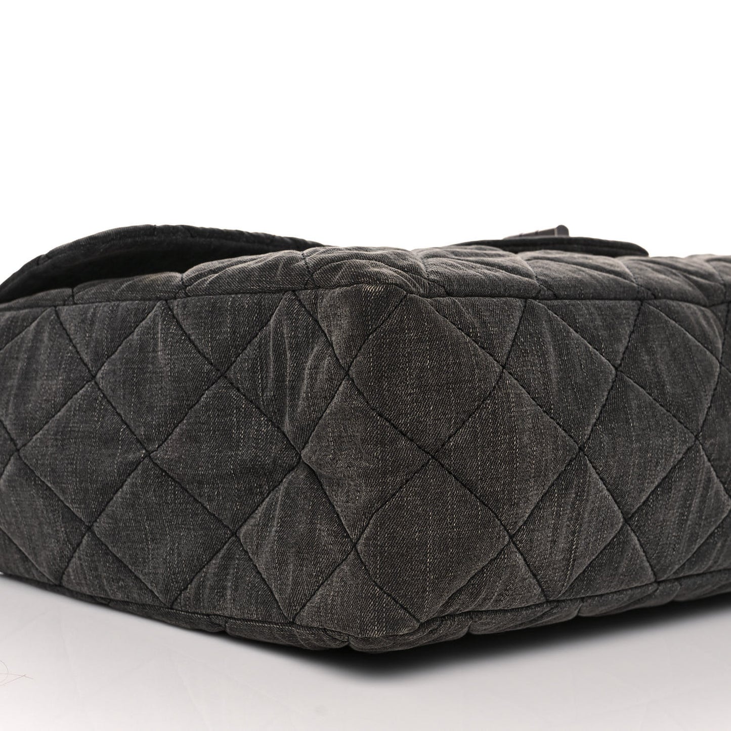 Denim Quilted XXL Reissue Flap Grey