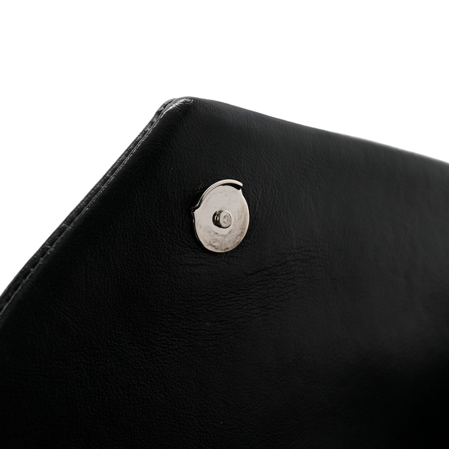 Calfskin Y Quilted Monogram Loulou Document Holder Black