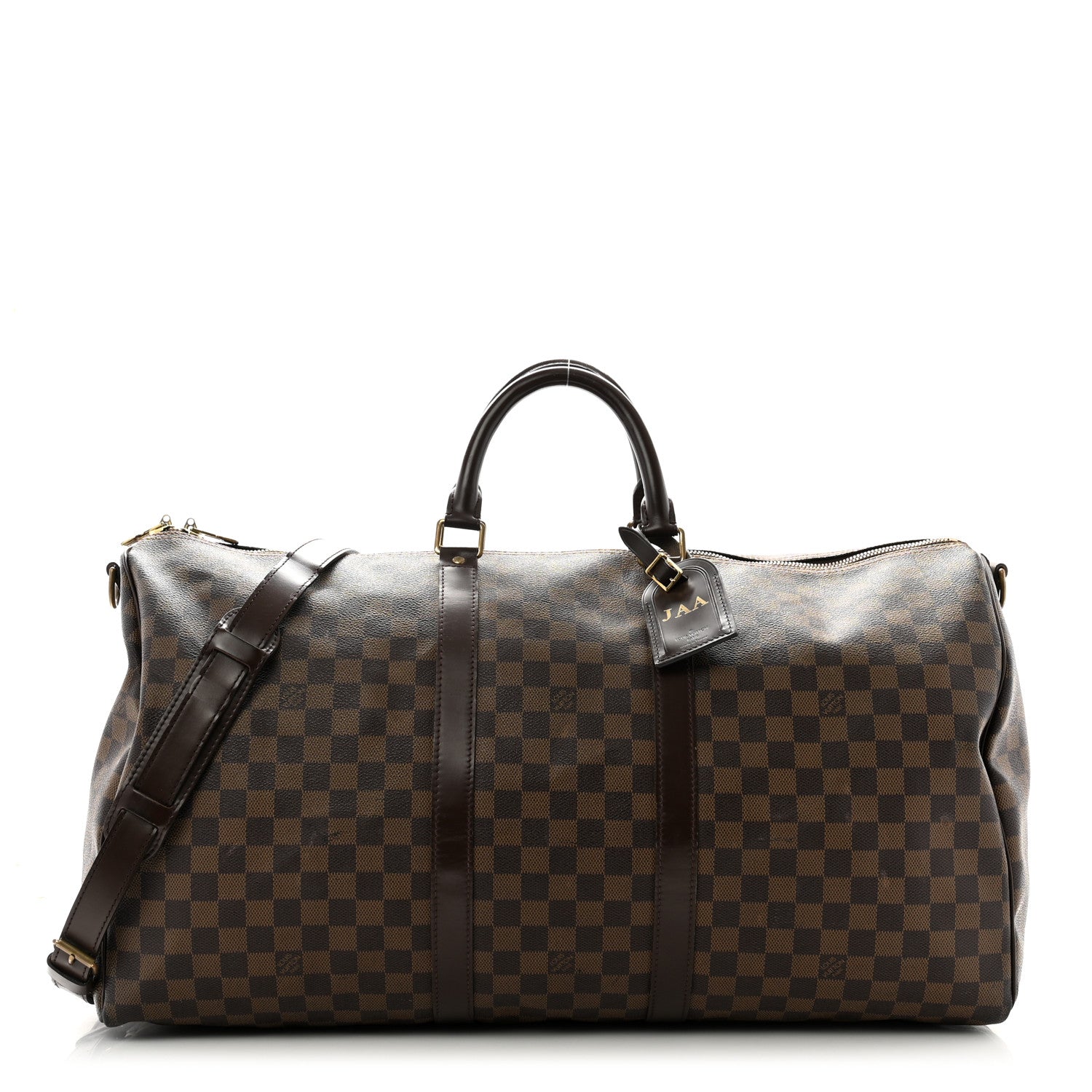 Louis Vuitton Damier Ebene Keepall Bandouliere 55 1 of 13