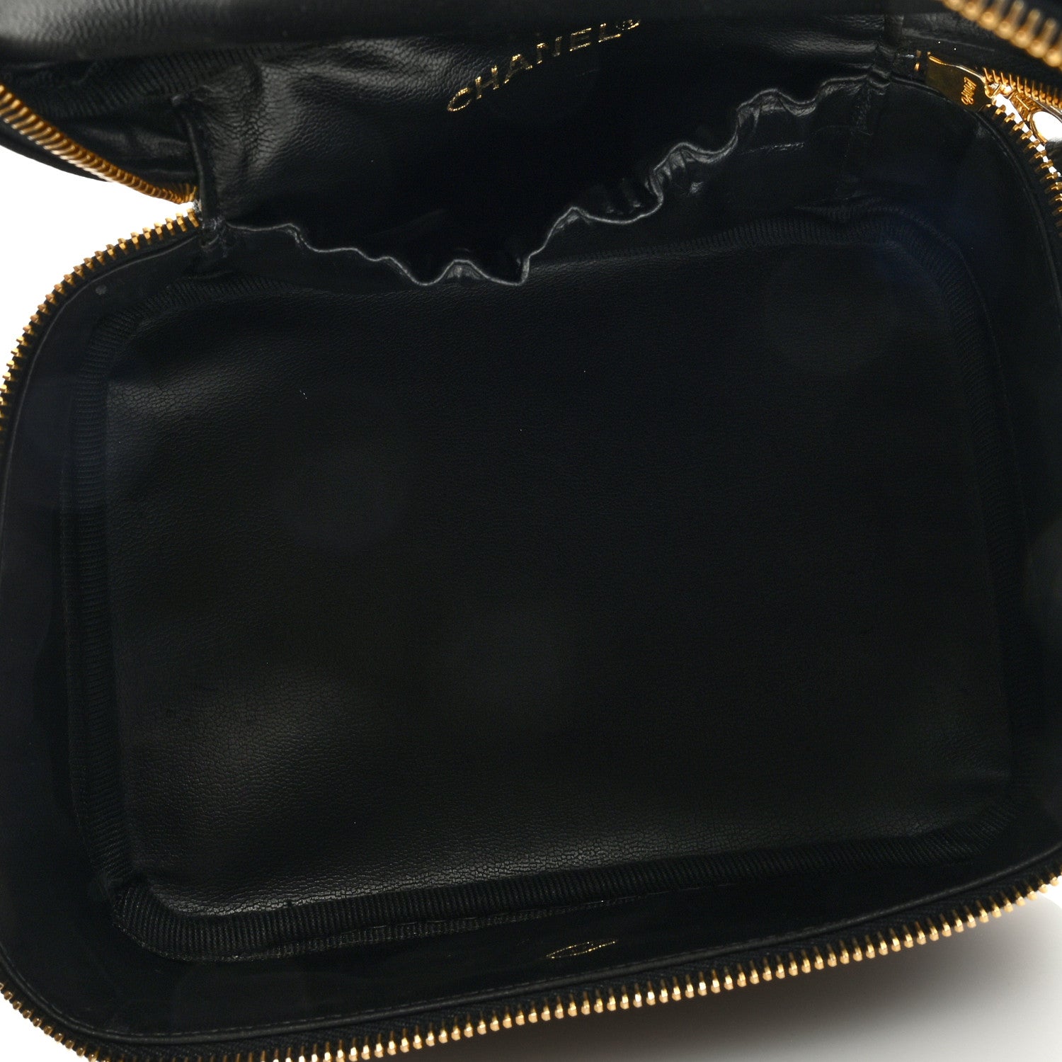 Chanel Caviar Vanity Cosmetic Case Black 5 of 7