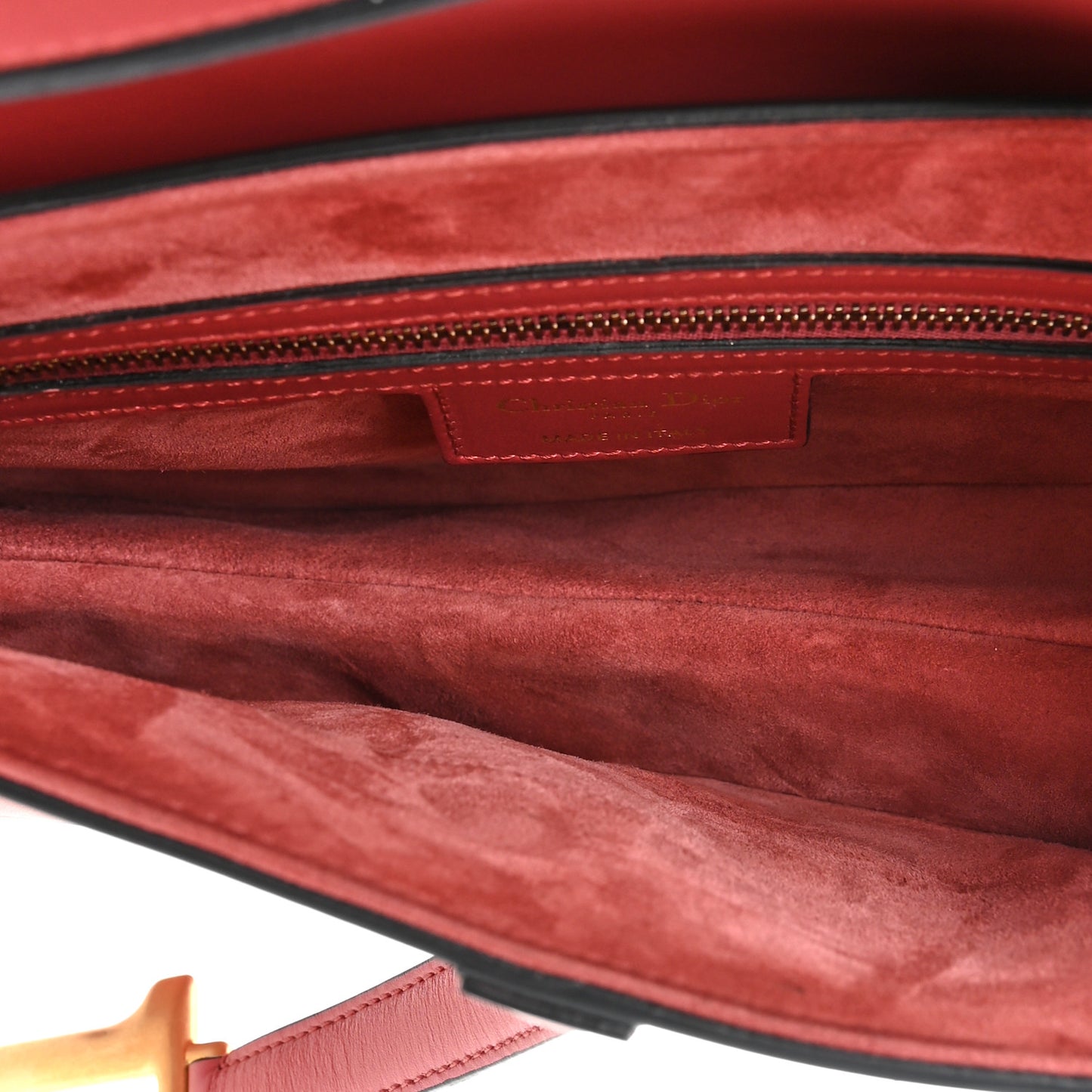 Calfskin Saddle Bag Pink