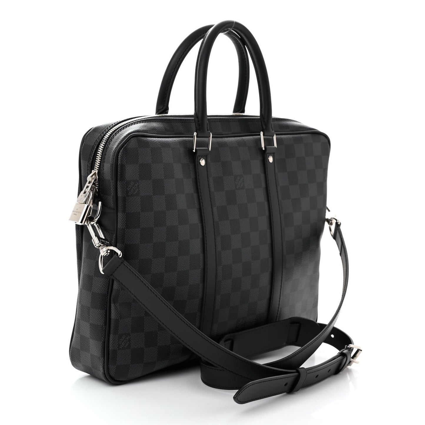 Damier Graphite Porte Documents Voyage PM