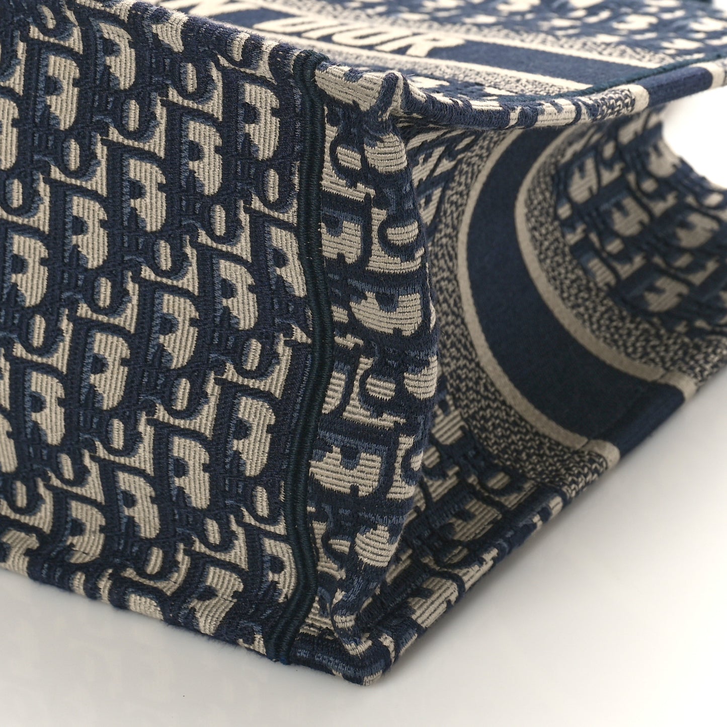 Oblique Medium Book Tote Blue Multicolor