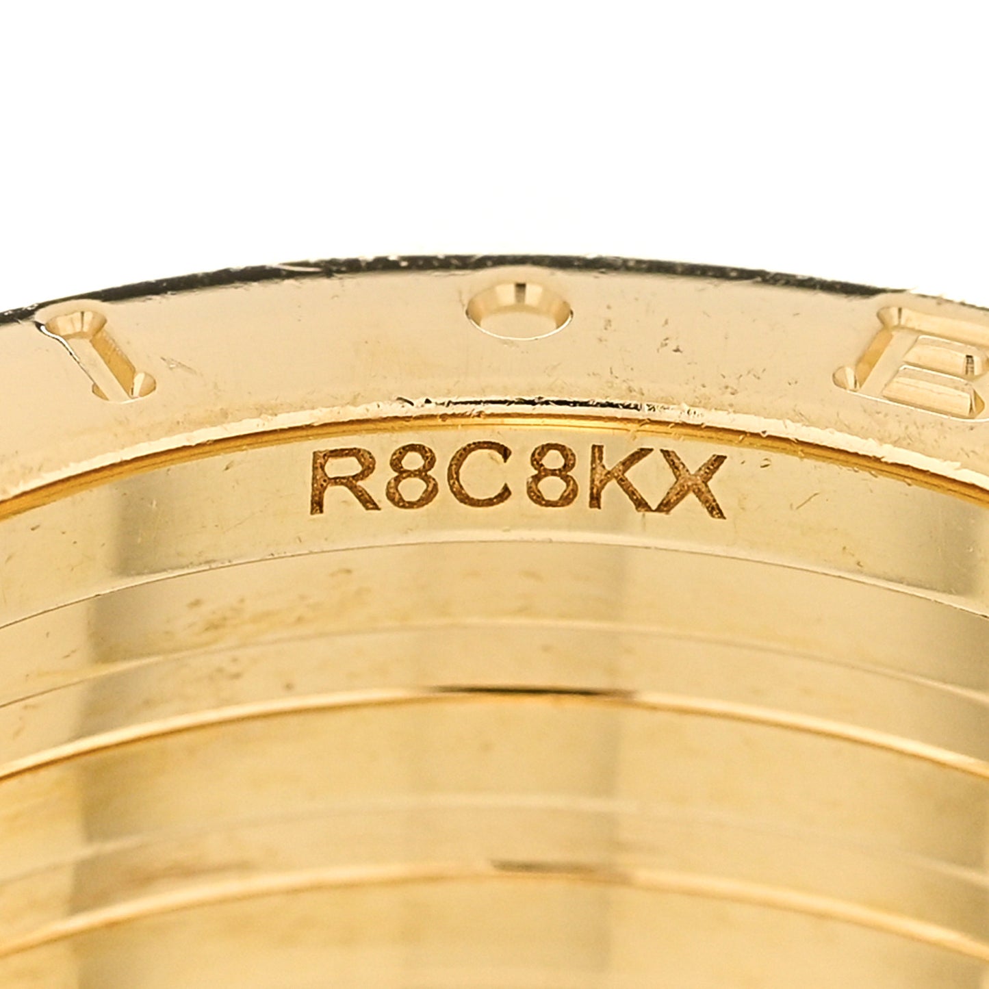 18K Yellow Gold Diamond B.Zero1 Rock Four-Band Pave Ring 59 8.75