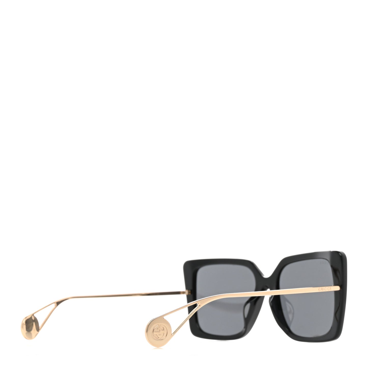 Acetate Oversize Square Frame GG0435SA Sunglasses Black