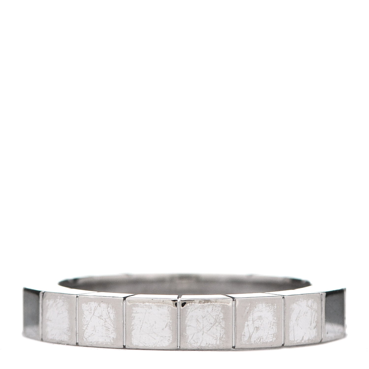 Cartier 18K White Gold Lanieres Ring 47 4.25 3 of 7