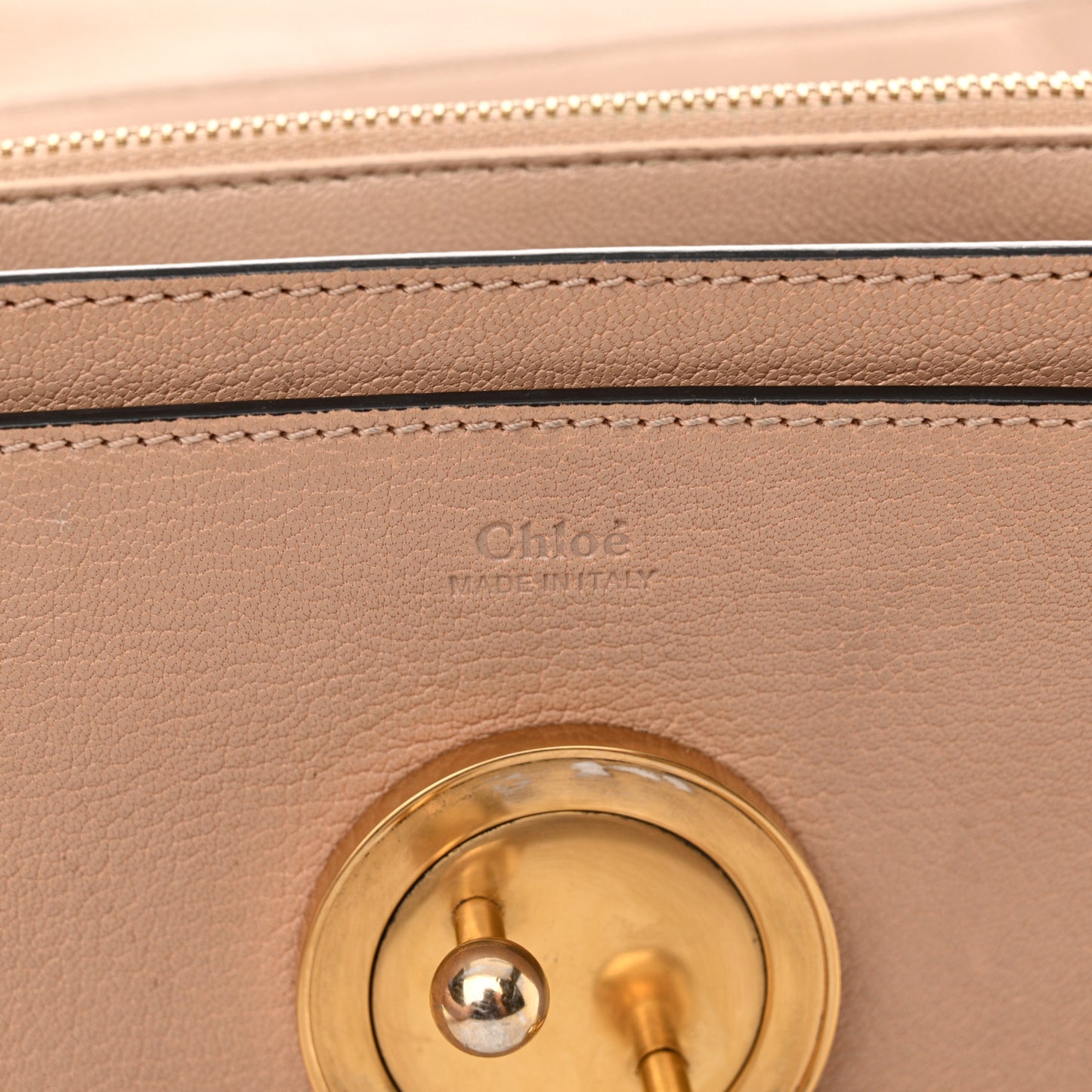 Goatskin Medium Mily Shoulder Bag Biscotti Beige