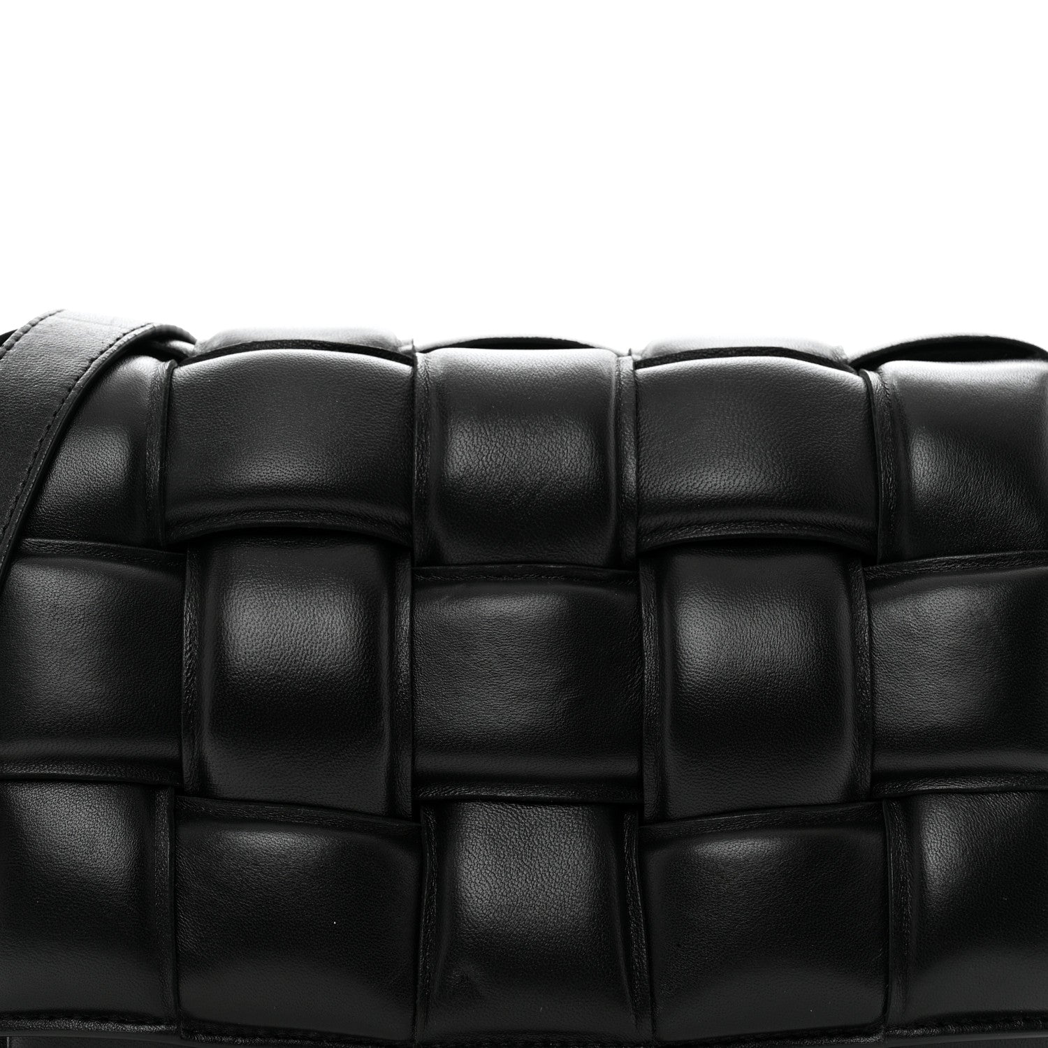 Bottega Veneta Nappa Maxi Intreccio Padded Cassette Crossbody Bag Black 5 of 9