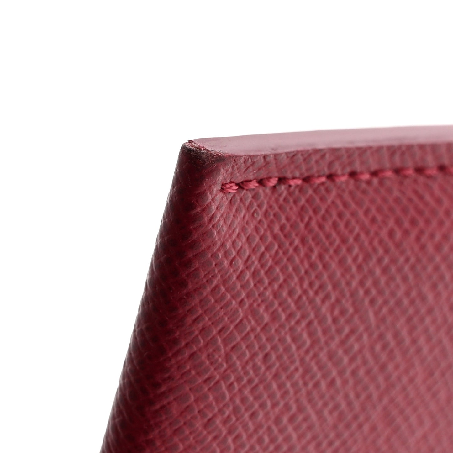 Calfskin Felicie Card Holder Insert Fuchsia