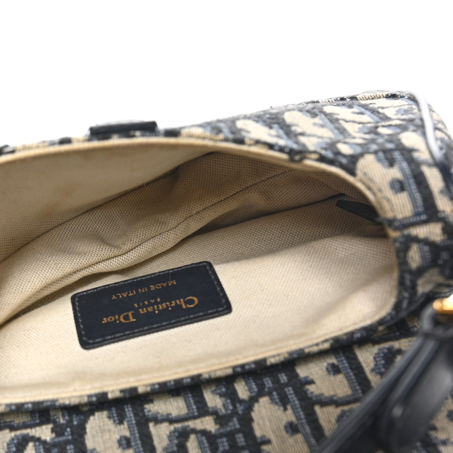 Oblique Mini Saddle Bag Blue