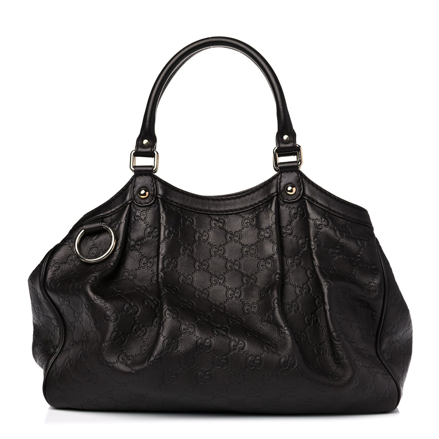 Guccissima Medium Sukey Tote Chocolate