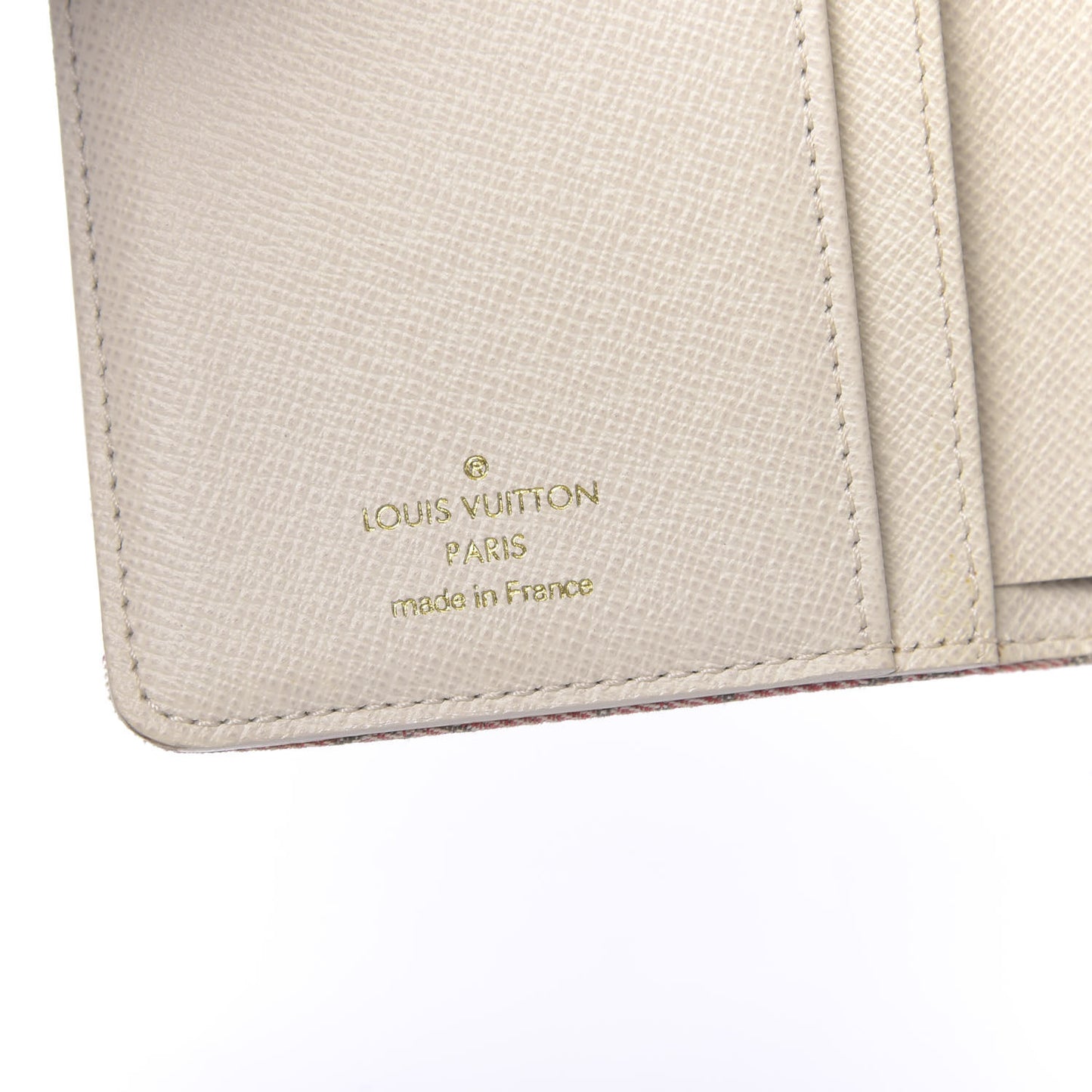 Mini Lin Croisette French Purse Wallet Rouge