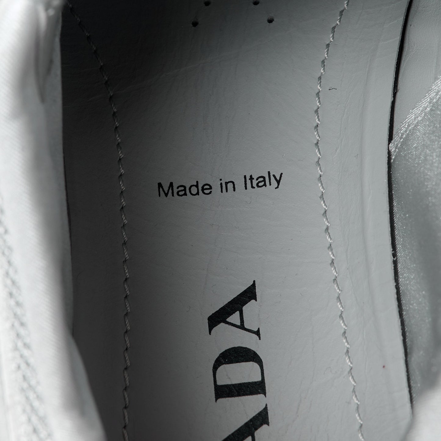 Rubber Technical Knit Fabric Triangle Logo Evolution 55mm Sneakers 39 Argento