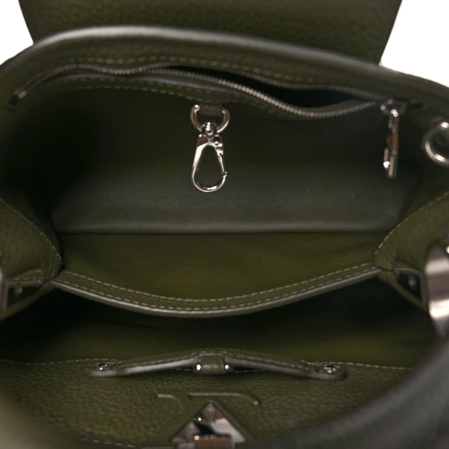Taurillon Capucines BB Khaki