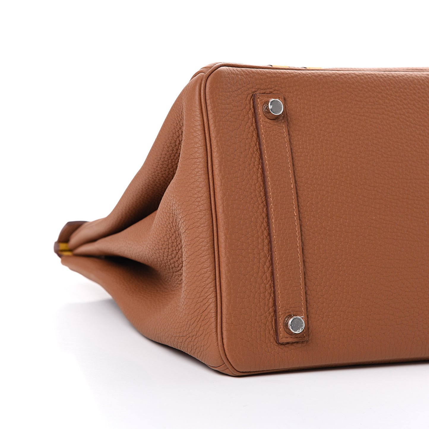 Togo Swift Officier Birkin 35 Gold Ambre