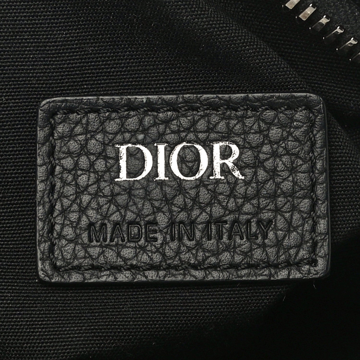 Christian Dior Oblique Messenger Pouch Beige Black 7 of 11