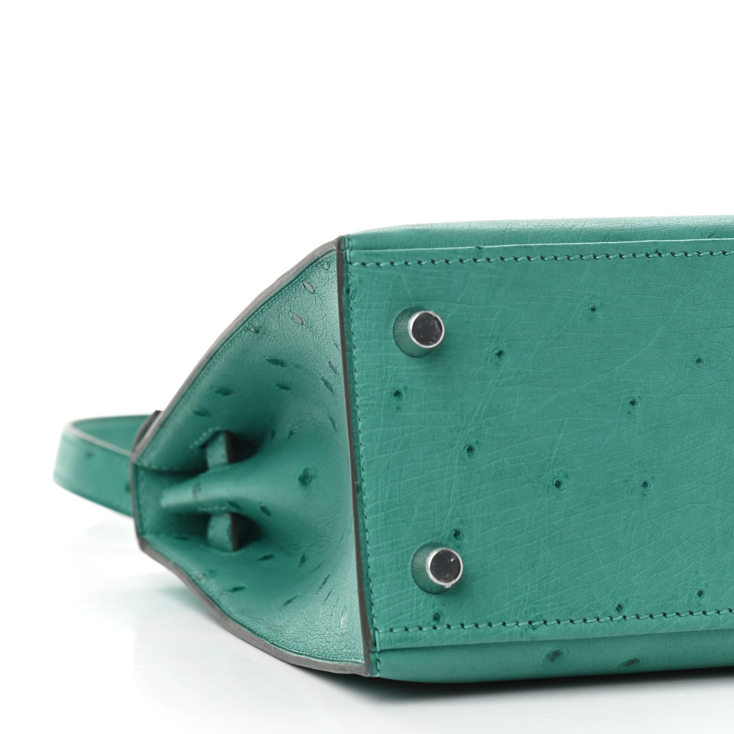 Ostrich Kelly Sellier 25 Vert Verone