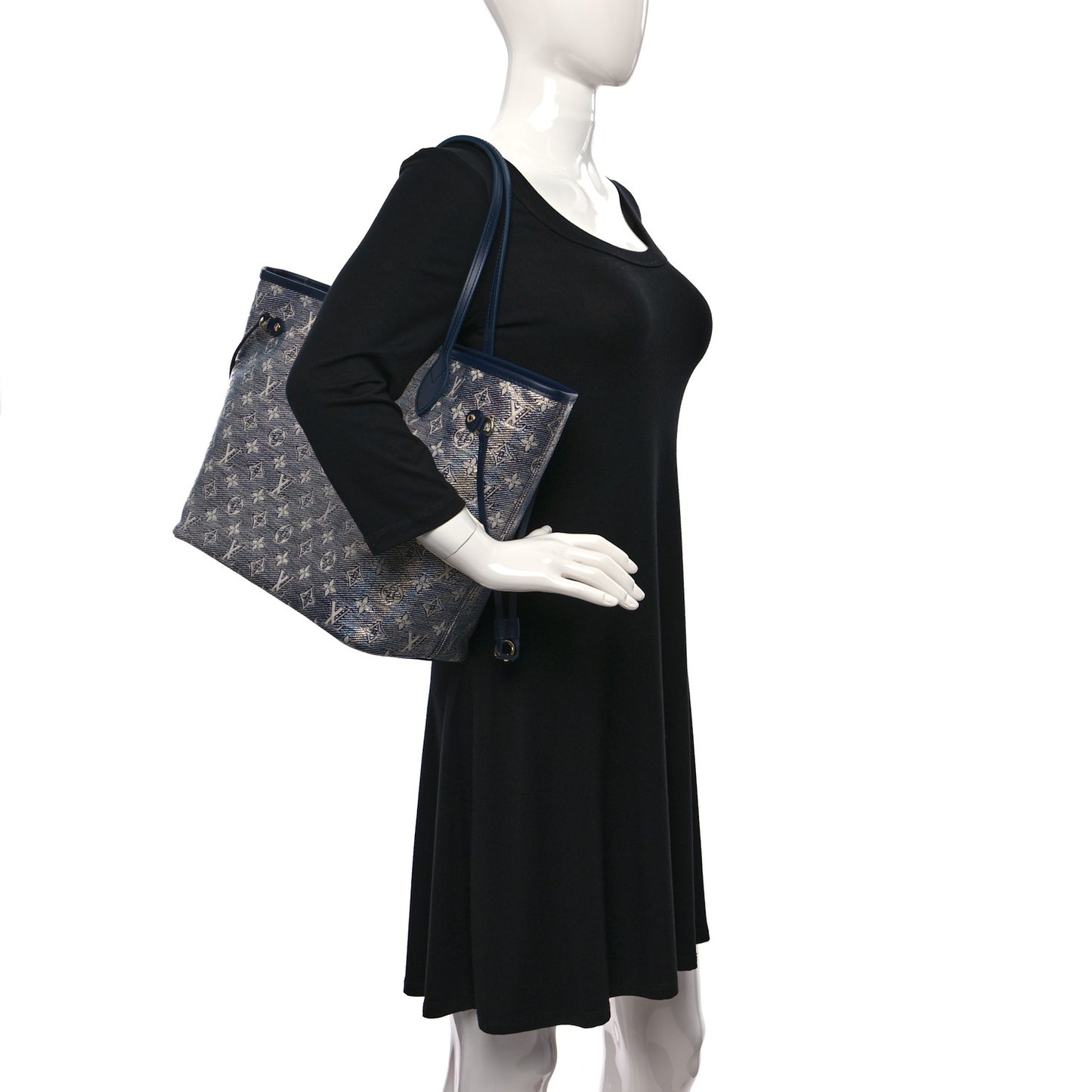 Monoglam Neverfull MM Blue