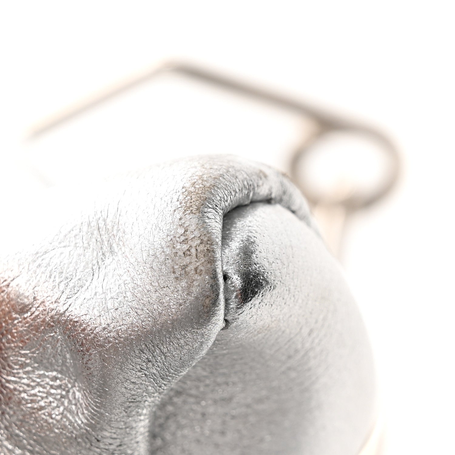 Louis Vuitton Metallic Lambskin Embossed Monogram Coussin PM Silver 14 of 16