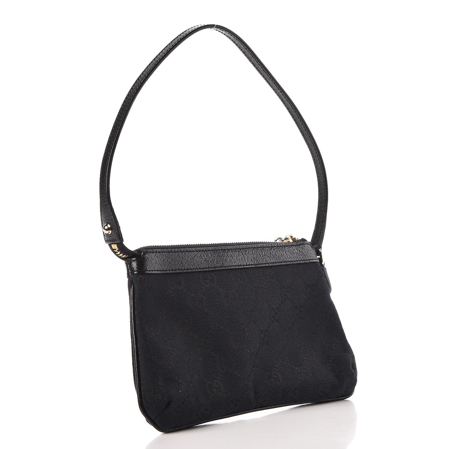 Monogram Bumble Bee Charm Pochette Black