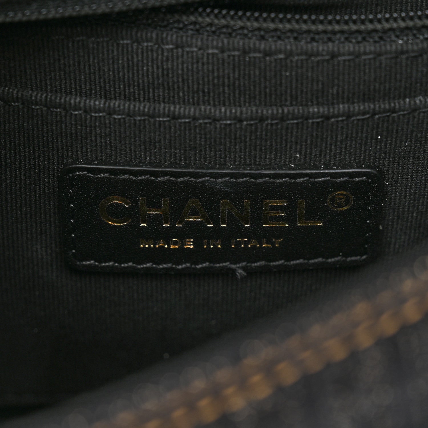 Chanel Denim Quilted Double You Mini Flap Black Golden 6 of 11