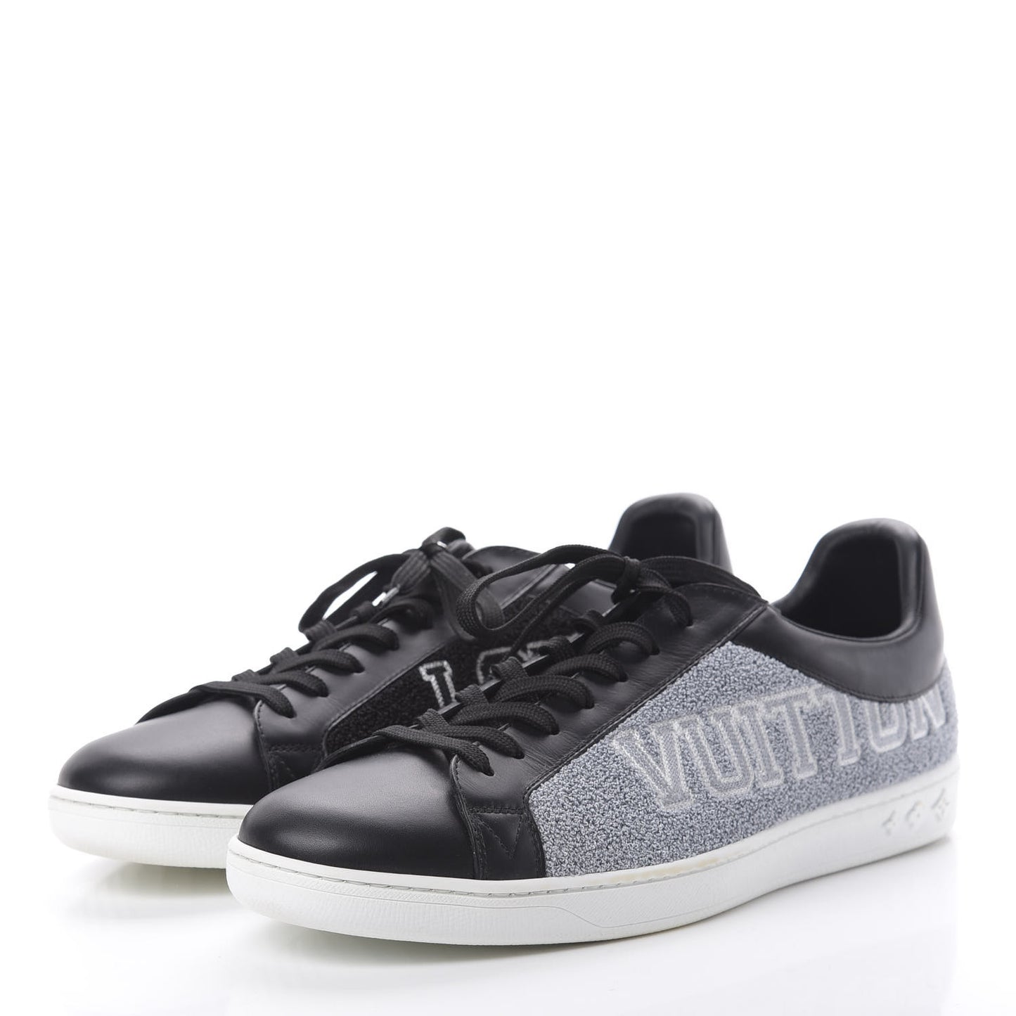 Calfskin Luxembourg Sneakers 10 Black Grey