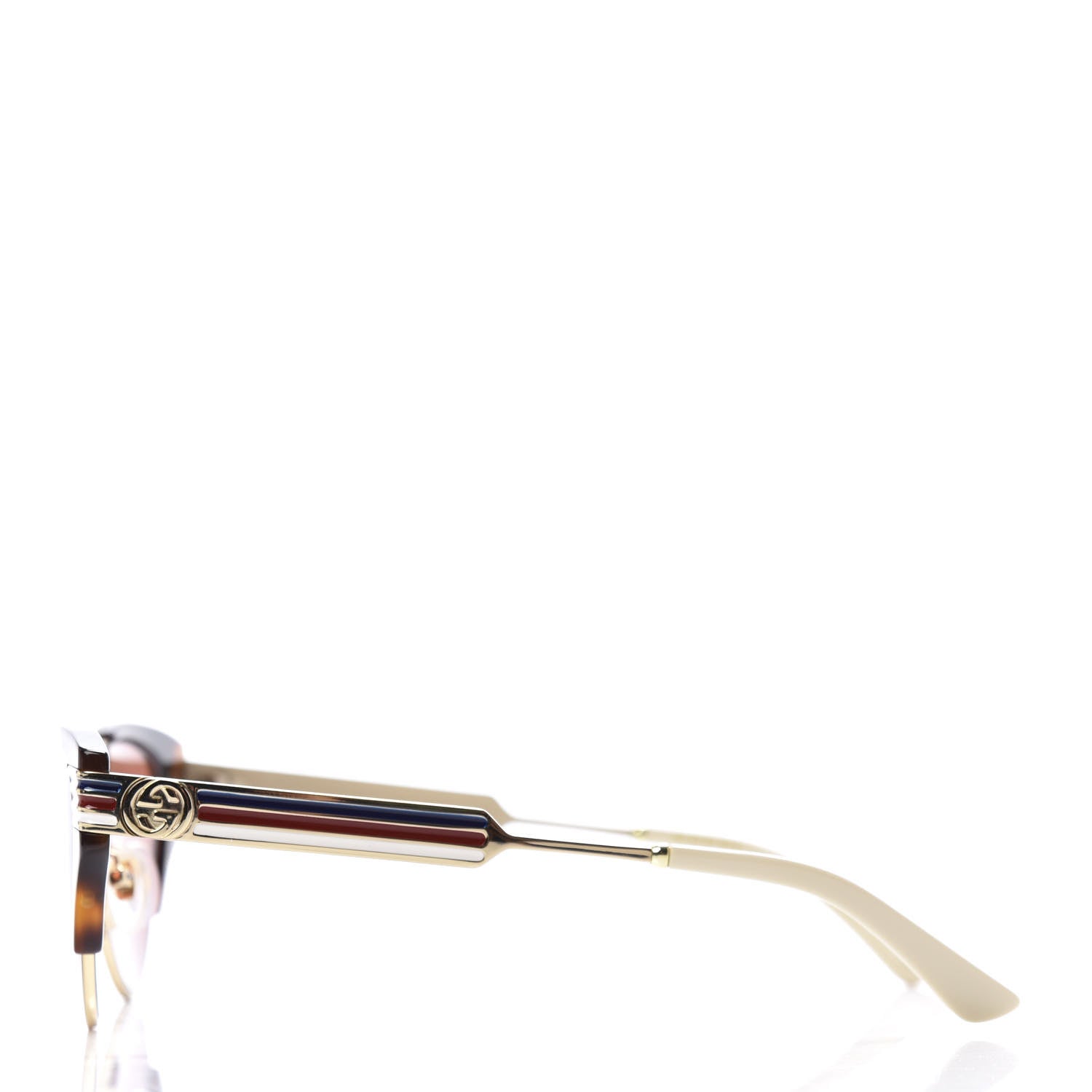 Gucci Cat Eye Web Sunglasses GG0522S Tortoise 3 of 8