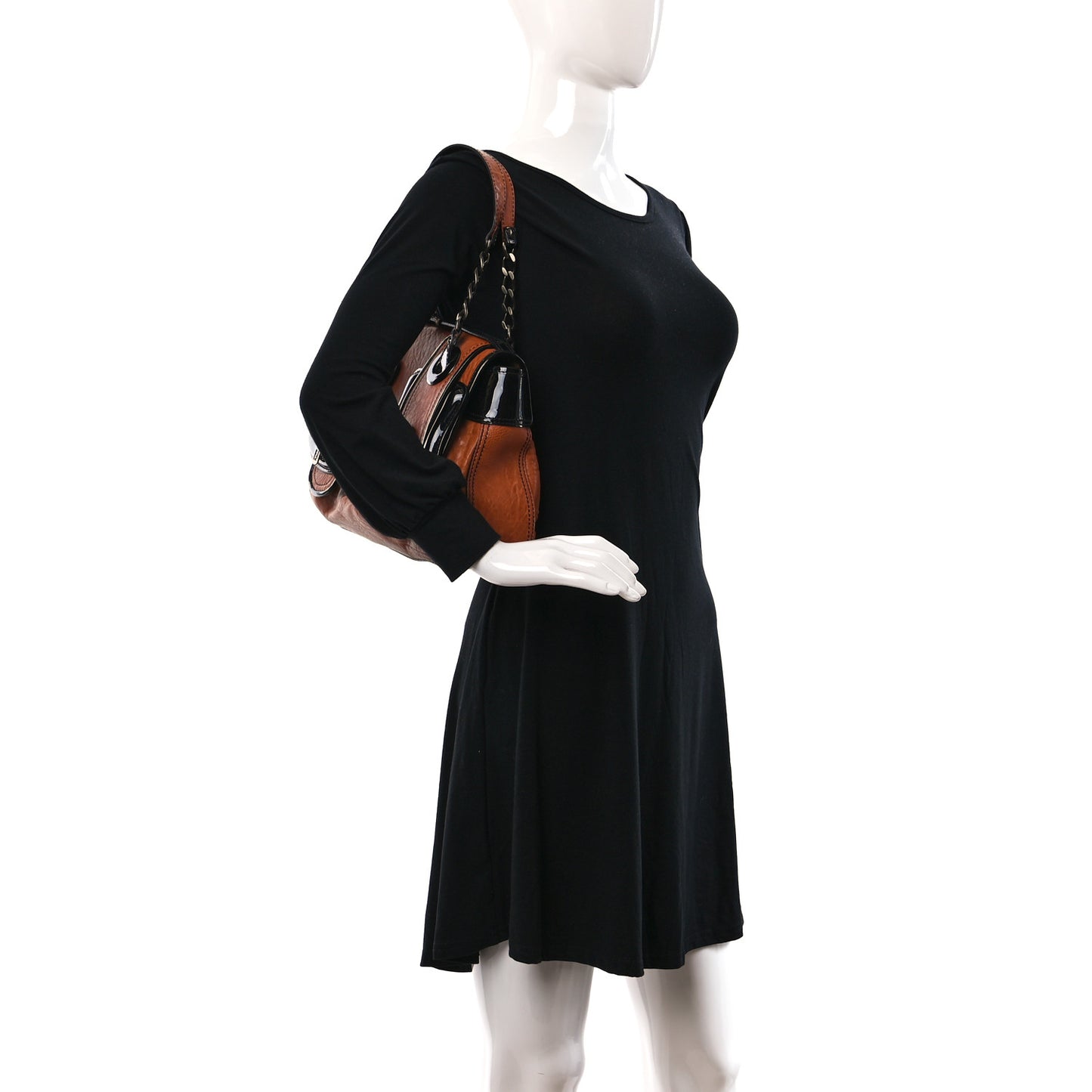 Nappa Patent B Bag Osso Black