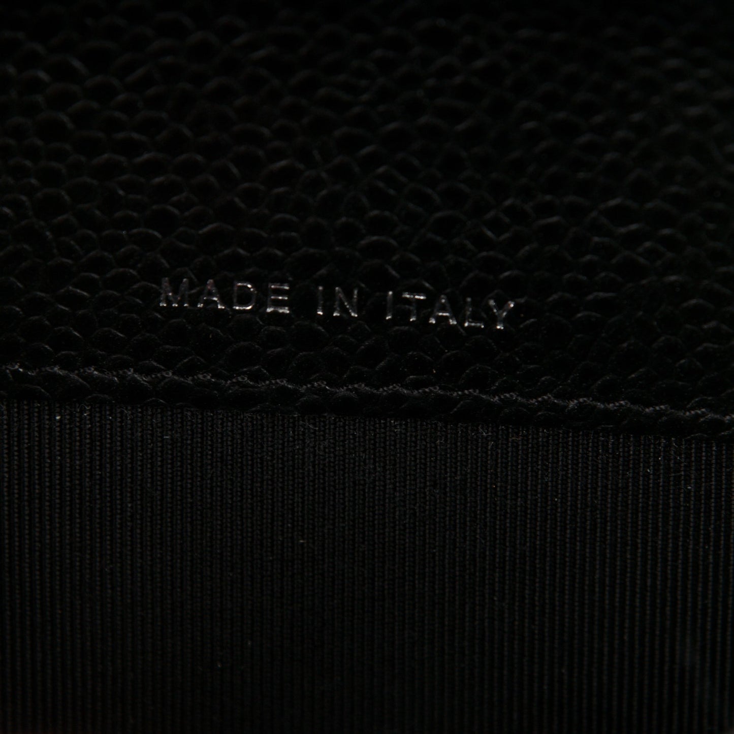 Caviar Quilted Small Flap Wallet Black