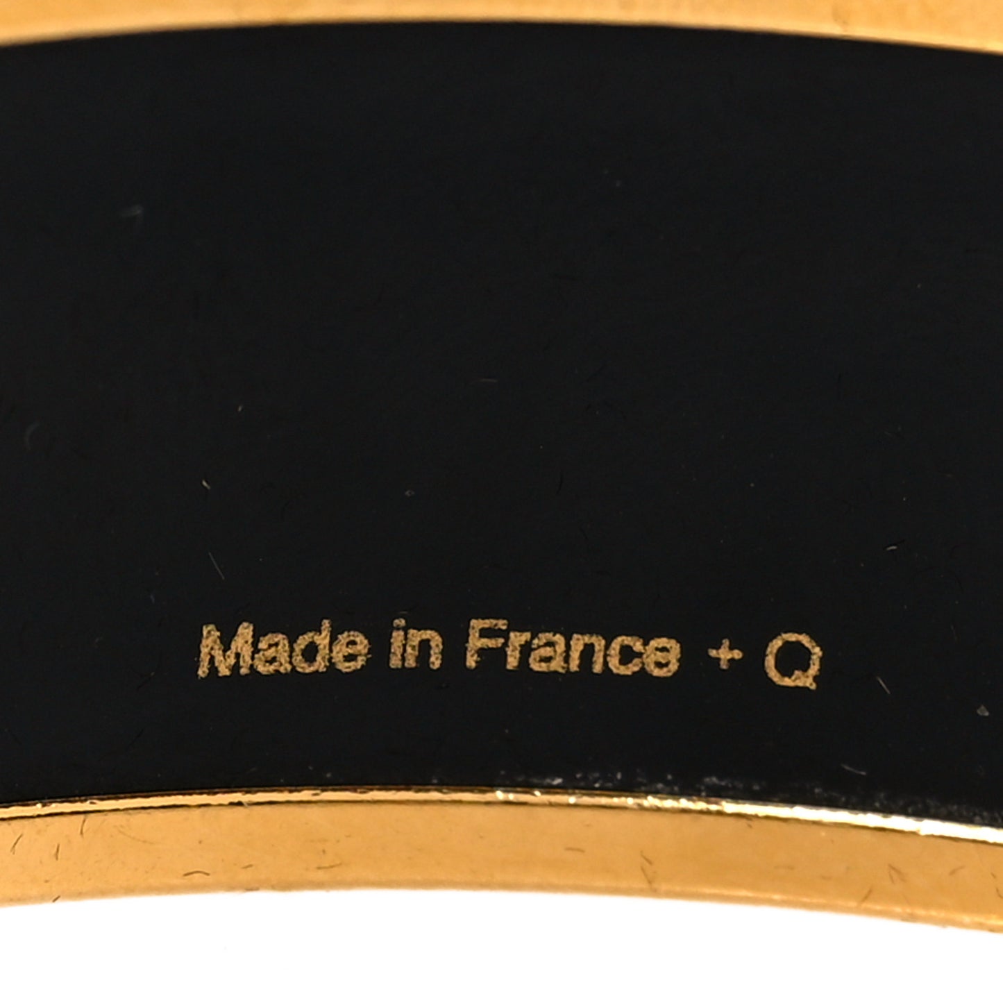 Enamel Printed Brazil Wide Bracelet 65 Black