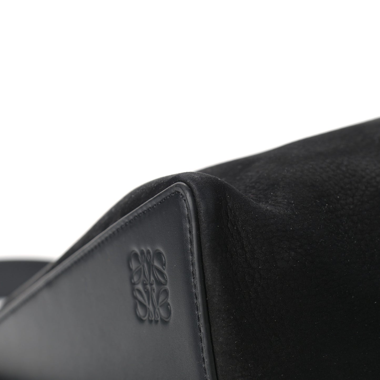 Nubuck Calfskin Berlingo Shoulder Bag Black