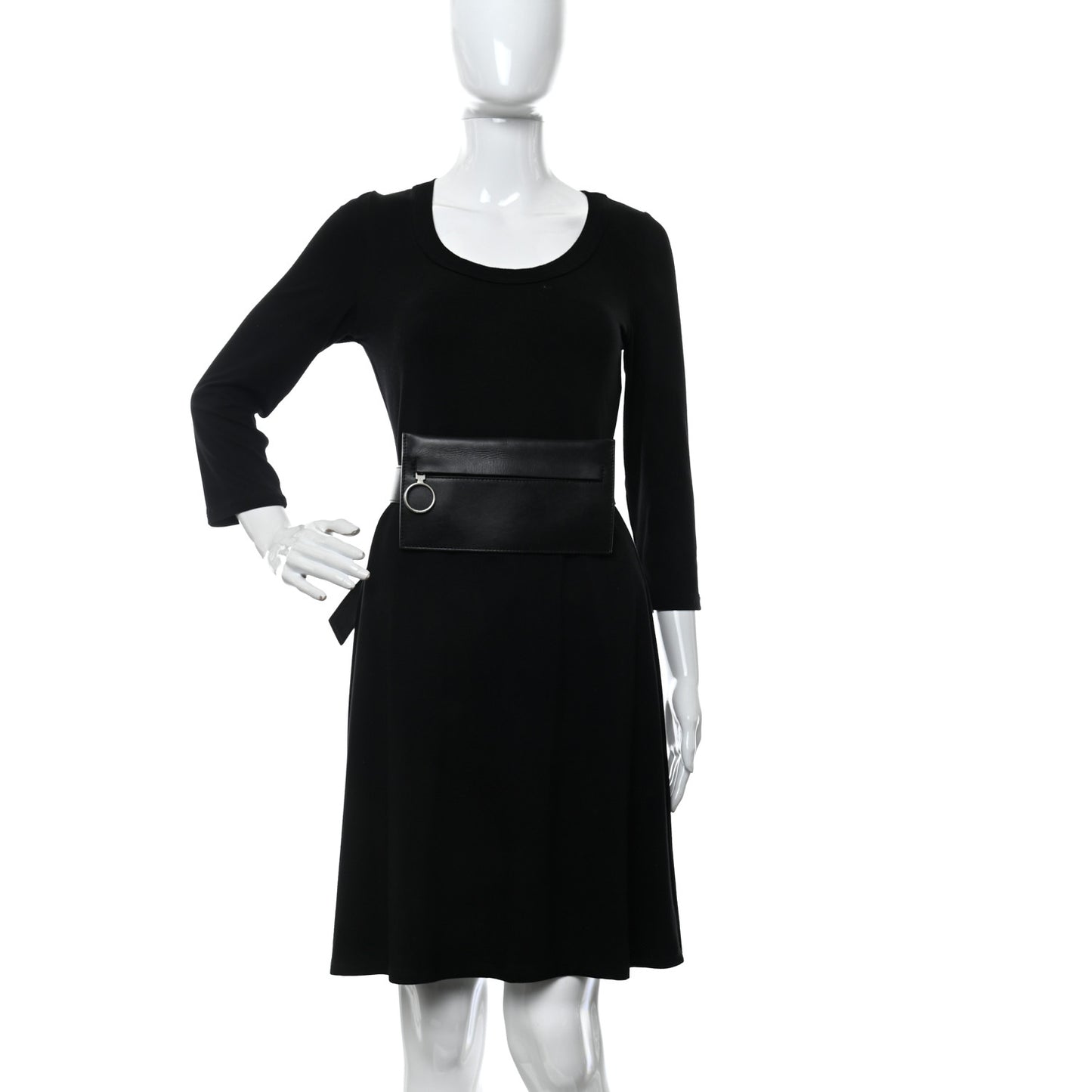 Calfskin Belt Bag Black